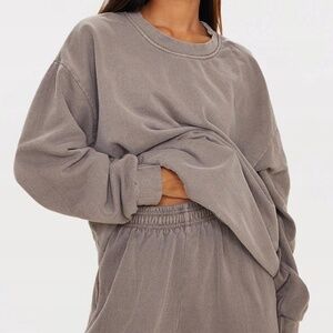 PrettyLittleThing Two Piece Sweat Set  — Size Medium